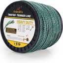 A ANLEOLIFE 5-Pound Heavy Duty Twisted .155-inch-by-759-ft Dual Core String Spiral Trimmer Line Donut,with Built-in Line Cutter