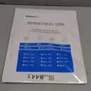 AmazerBath Shower Curtain Liner, 72x72 Transparent Pine Green Shower Liner, Lightweight Plastic Shower Curtain Liners, Waterproof Shower Liner for Bathroom with 3 Magnets and 12 Grommet Holes