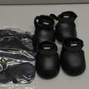 EXPAWLORER Dog Shoes for Small Medium Large Dogs, Waterproof Non-Slip Dog Snow Booties for Winter with Socks, Easy On & Off Pet Boots & Paw Protectors, Easy-Clean for Beach Outdoor Rain (Black XL) (Size 9/XL (Paw Width:2.8in))