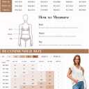 Cicy Bell Womens Summer Cap Sleeve T Shirts Casual V Neck Tops Loose Fit Basic Tees (White, L)