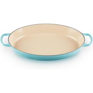 Le Creuset Enamel Cast Iron Signature Oval Baker, 3 quart, Caribbean