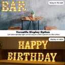 Led Light Up Letters, LED BAR Signs, Battery Powered Bar Lights, Lettered Lights for Home, Bar Decor