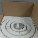 3-Rings D31.5 Modern LED Chandelier Silver, Dimmable Pendant Lighting with Remote Control Circular Flush Mount High Ceiling Light for Living Dining Room Bedroom Foyer, 3000K-6500K