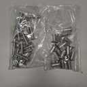 1/4-20 x 1 Inch 20Pcs Flat Head Hex Socket Cap Screws Bolts Barrel Nuts Kit, 304 Stainless Steel 18-8, Full Thread by SG TZH (with Hex Spanner) (Silver)