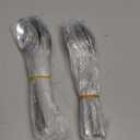 KINGSTONE 8.15-Inch Dinner Spoons (Not Teaspoons), 16-Piece 18/10 Stainless Steel Table Spoon Set, Silver, Food Grade, Dishwasher Safe