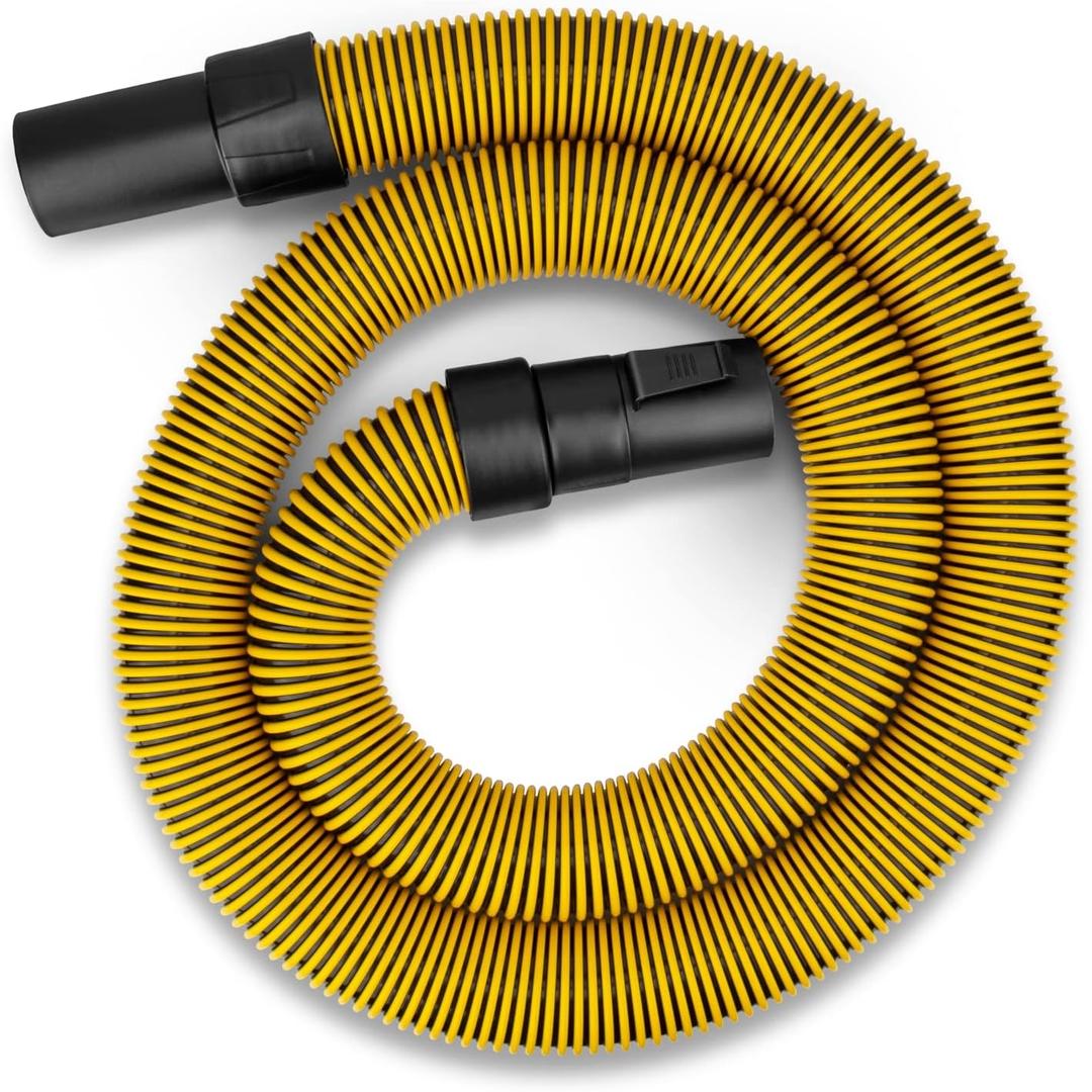 DEWALT DXVA19-2501 Durable Hose, Yellow (Length- 7", 2-1/2" diameter)
