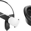KIWI design H4 Boost Battery Head Strap Compatible with Meta Quest 3 or Meta Quest 3S and V3 Facial Interface, Face Pad Compatible with Meta Quest 3 Accessories