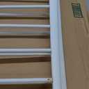 Whitmor Spacemaker Folding Drying Rack, Freestanding Indoor Clothes Dryer, Space Saving Compact Design, 6"L x 26"W x 51.5"H, White, Spacesaver