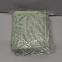 CODOHI Hand Towels Set of 3 Leaf Pattern 100% Cotton Absorbent Soft Decorative Towel for Bathroom Kitchen Home Hotel Beach, 29.1 x 13.4 Inch (3 Green)