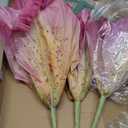 Giant Artificial Flower 3PCS 3D Realistic Waterproof Fake Flowers Durable Easy Maintenance Perfect for Home Garden Weddings Events Christmas Graduation Party Decorations (Mauve)
