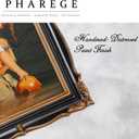 PHAREGE Vintage Picture Frame 8x10 Black Gold, 8 by 10 Ornate Decorative Antique Frame with Mat for 5x7 Photo, Fancy Matted Frame for Desktop or Wall, Horizontal or Vertical