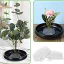 24 Pcs Plastic Flower Frogs for Arrangements Vase, Frog Flower Holder with Pins, Floral Frogs for Arrangements, Transparent Pin Frog for Flowers, for Wedding/Party Decor(2.75" Diameter)