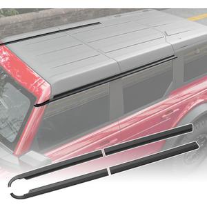 powoq Side Window Visor Deflector Compatible with 21-26 Ford Bronco 4 Door