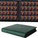2000 Pockets Trading Card Binder, 20-Pocket Card Ablum Compatible with MTG,Sports Cards & Other Standard Size Trading Card (GREEN), Large