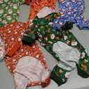 Jeere 6 Pcs Dog Pajamas, Dog Holiday Pajamas Jumpsuit for Small Medium Boy Girl Puppy Winter Pet Clothes(Christmas,M)