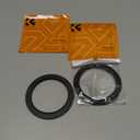 K&F Concept 43-49mm(2 Pcs) Step-Up Ring Adapter, 43mm to 49mm Step Up Filter Ring for 43mm Lens Install 49mm ND CPL UV Lens Filter