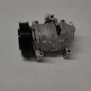 AC Compressor with Clutch with Clutch Compatible with Honda Accord 2.4L 2008-2012, Crosstour 2.4L 2012-2015 w/One Plug