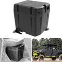 UTVSXPERT Under Seat Dry Storage Box for Polaris Ranger XP 1000 18-25, UTV Under Seat Dual Bin Storage Box Dry Box for Polaris Ranger XP 1000/Crew XP 1000 2018-2025 Accessories (Replace #2882910)