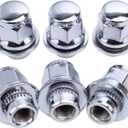 12x1.5 Lug Nuts 20 Pcs Chrome Closed End Mag Style Lug Nuts with Washer 13/16" (21mm) Hex Compatible with Toyota Camry/Corolla/Tacoma Lexus