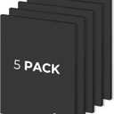 Mat Board Center, Pack of 5, 9X12 Foam Boards Acid Free Black Foam Core Boards for Mounting, Crafts, Display, Presentation and Projects, 3/16" Thick