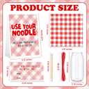 Yungyan 104Pcs Pizza Theme Baby Shower Party Game Guess How Many Pasta Guessing Cards Pencils Standing Sign Plastic Jar Checkered Cloth Twine Paper for Gender Reveal Italian Tomato Themed Celebrations