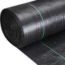 Driveway Fabric 6x300 ft - Commercial Weed Barrier, Heavy Duty 3.5OZ Landscape Fabric for Road, French Drain, Erosion Control, Construction Projects