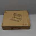 UINOFLE Under Sink Organizer, 2 Tier Pull-Out Cabinet Storage Shelf, Rust-Resistant Metal Organizer for Kitchen Bathroom Laundry Room, No Tools Installation, 1 Pack Black