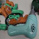 Dinosaur STEM Toys for Kids 3-5, Take Apart Dinosaur Toys with Electric Drill, Educational Building Toy & Construction Set, DIY Christmas Birthday Gifts for 3 4 5 6 7 8 Years Old Boys and Girls (Green)