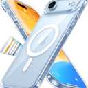 TORRAS Stronger Magnetic Clear for iPhone Air Case 6.5'', Thin Fit for MagSafe, Transparent & Anti Yellowing Slim Case for iPhone 17 Air with Camera Control Button, Drop Tested, Diamond Clear