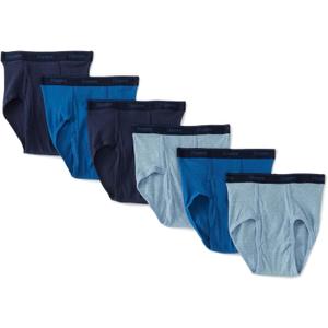 Hanes Men's 6-Pack Classics Full-Cut Brief, Size: XL