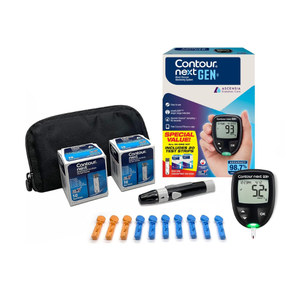 Ascensia CONTOUR NEXT GEN Blood Glucose Monitor AllInOne Kit with 20 Test Strips, Accurate Blood Sugar Monitor, EasytoUse Glucose Meter, Portable and Reliable Diabetes Testing Kit