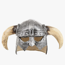 adult Viking helmet with horns costume Halloween party