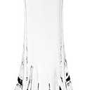 Giftale 6" Height Clear Plastic Bud Vase Glass Like Crystal Acrylic Vase for One Rose Break-Resistant #2021. 18PCS