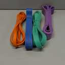 THERABAND High Resistance Bands, Set of 2 Elastic Super Bands for Improving Flexibility, Injury Rehab, & Full Body Workouts, Heavy Duty Stretch Bands for Lifting, 1 Medium & 1 Heavy Band, Multicolor