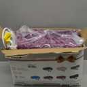 Homemate Electric Heated Blanket Queen Size - 84"x90" Heating Blanket Queen Size Dual Control 1/2/4/6/8 Hours Auto-Off 10 Heat Level Over-Heat Protection Flannel Sherpa ETL Certification (05 - Purple)