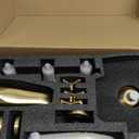 3 Handles Shower Faucet Set with Tub Spout Bathtub Shower Faucet Combo Set Shower System Complete Tub and Shower Trim Kit Brushed Gold