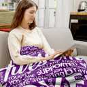Get Well Gifts for Women, Inspirational Hug Blanket for Her Him, Cancer Care/Breast Cancer/Feel Better/Thinking of You Gifts for Women Friend Sister Mom Grandma