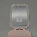 Koolstuffs Travel Mirror with Light, Rechargeable Portable Makeup Mirror with Battery-Powered, 3 Colors LED Lighting, Dimmable Touch Screen Vanity Lighted Mirror