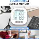 Pediatric Blood Pressure Cuff, Blood Pressure Machine for Home Use - 3 Size Cuffs, Small 4"-8", Medium 6"-10" and Large 7"-17", Perfect for Family Health Monitoring