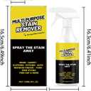 All Purpose Cleaner Spray for Multi-Purpose Stain Remover, Powerful Cleaner Kitchen Multi-purpose Foam Cleaner Spray for Kitchens, Floors, Toilets, Stairs and Cars (120ML)