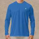Roadbox Mens UPF 50+ UV Sun Protection Shirts Outdoor Long Sleeve SPF Rash Guard for Fishing Hiking Swimming Running, Small