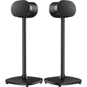 Perlegear Speaker Stand Pair for Sonos Era 300 Speakers, All-Metal 32 Tall Floor Speaker Stand with Cable Management, Enlarged Base, Easy 3-Step Setup, 360 Surround Sound Speaker Stand, PGSS15