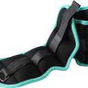 JFIT Ankle Weight Pair 1.5 LBS, Set of 2 with Adjustable Velcro Straps - Breathable, Moisture Absorbent Weight Straps for Men and Women - Comfortable Ankle, Wrist Weights