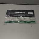 DiBanGu Christmas Ties for Men Snowflake Necktie and Pocket Square Festival Vacation Tie Handkerchief & Cufflinks Set Party (Blue Silver)