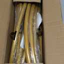 UDEAR 7.2FT Metal Arch Backdrop Stand,for Wedding Backgrounds Climbing Plants Event Decorations Outdoor Ceremonies,Gold