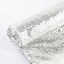 Partisout Sequin Fabric Glitter Fabric 3mm 2 Yards Sequin Fabric by The Yard Sparkly Fabric Little Mermaid Fabric Outdoor Glitter Fabric Sequence Material for Dress Clothing Wedding (2 Yards, Silver)