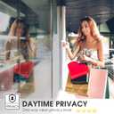 ColorfulHall Window Film Privacy One Way Window Tint for Home Reflective See Out not in Light Heat Blocking for Doors and Windows(Silver 17.5X78.7)