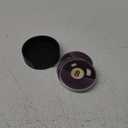 Black 8 Billiard Coasters for Drinks with Holder Round Leather Coasters Set of 6 Cups Mugs Mat Pad for Home Kitchen Bar