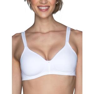 Vanity Fair Women's Bra with 2-Way Convertible Straps, Body Caress Full Coverage, Lightly Lined Cups Up to Dd (White, 38B)
