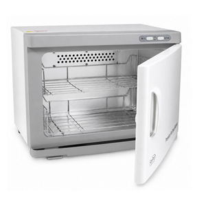 ForPro Professional Collection Premium Hot Towel Warmer, 23L Extra Large Capacity, Two Stainless Steel Racks, White